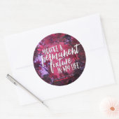 Autocollant fixe permanent (Enveloppe)