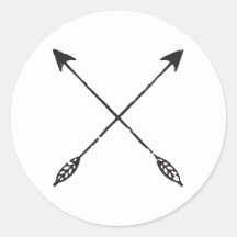 Autocollant flèches en détresse personnalisable