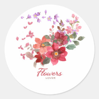Autocollant Fleur