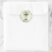 Autocollant Fleur Blanche (Sac)