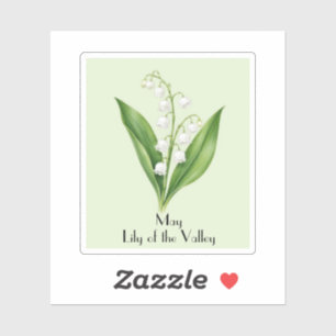 Autocollant Fleur de Muguet de Mai