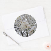 Autocollant Fleur enneigée (Enveloppe)
