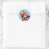 autocollant Fleur Vintage (Sac)