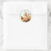 Autocollant Fleur Vintage (Sac)
