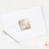 Autocollant Fleurs d'Ivoire (Enveloppe)