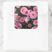 Autocollant fleurs roses (Sac)