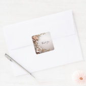 Autocollant Fleurs Roses Pâles et Blanches (Enveloppe)