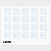 Autocollant flocon de neige de belette (Feuille)