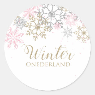 Autocollant flocon de neige Onderland hivernal