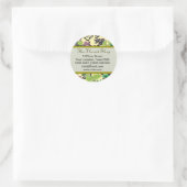 Autocollant floral (Sac)