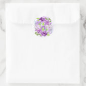 Autocollant Floral Améthyste Violet (Sac)
