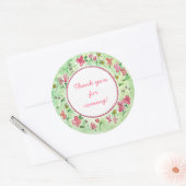 Autocollant floral amusant (Enveloppe)