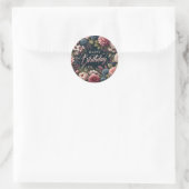 Autocollant Floral Anniversaire (Sac)