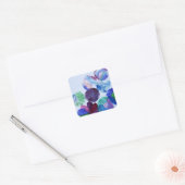 Autocollant floral aquarelle abstrait (Enveloppe)