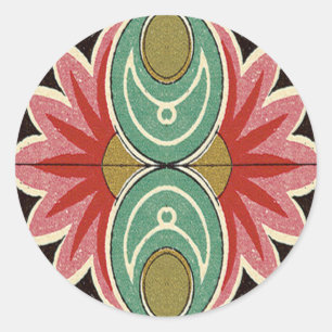 Autocollant floral arabe