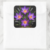 Autocollant floral Crocus Violet (Sac)