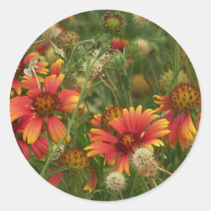 autocollant floral d'été