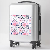 Autocollant floral esthétique | Design minimaliste (Sur valise)