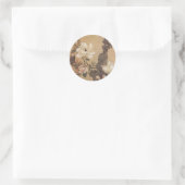 Autocollant floral japonais (Sac)