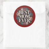 Autocollant Floral Meilleure Maman (Sac)