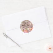 Autocollant floral « Que tout ce que vous faites s (Enveloppe)
