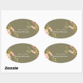 Autocollant Flower Custom Size & Name (Feuille)