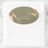 Autocollant Flower Custom Size & Name (Sac)