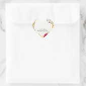 Autocollant Flower Custom Size & Name (Sac)
