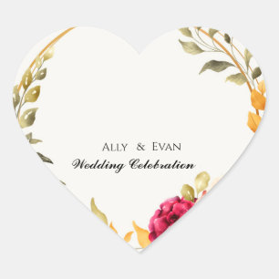 Autocollant Flower Custom Size & Name