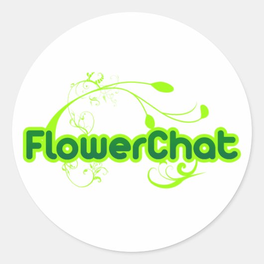 Autocollant FlowerChat 3" (Devant)
