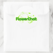 Autocollant FlowerChat 3" (Sac)