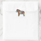 Autocollant folklorique Dala Art (Sac)