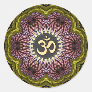Autocollant Fractal Flower Art Spirituel