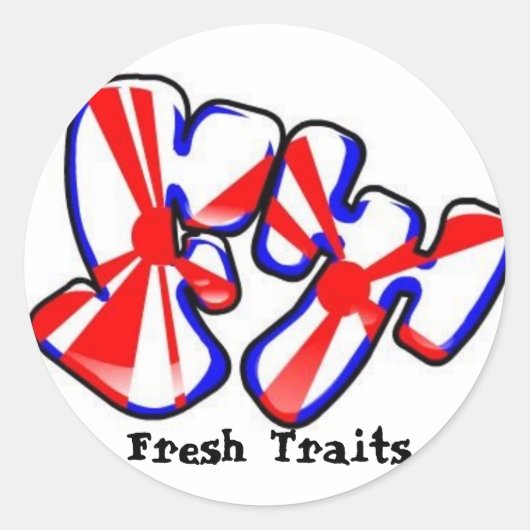 autocollant frais de logo de traits (Devant)