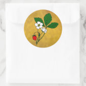 Autocollant Fraise des Bois (Sac)