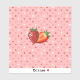 Autocollant Fraise Sucrée