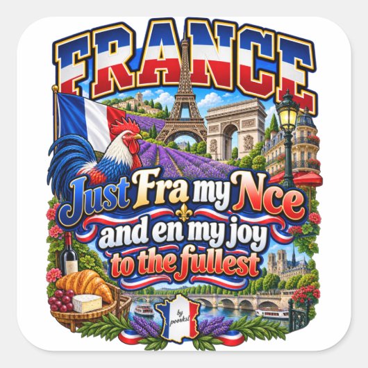 autocollant France (Devant)