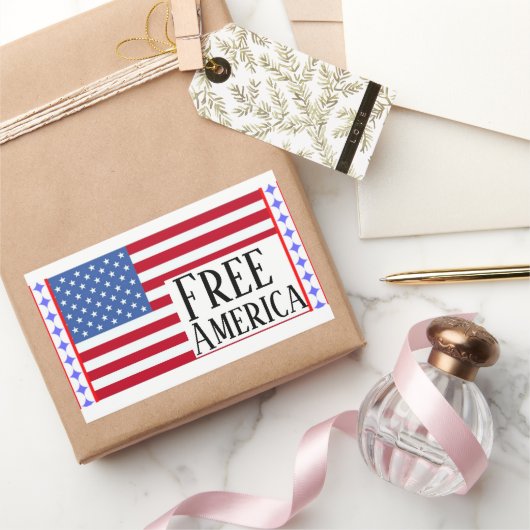 Autocollant Free America (Cadeaux)
