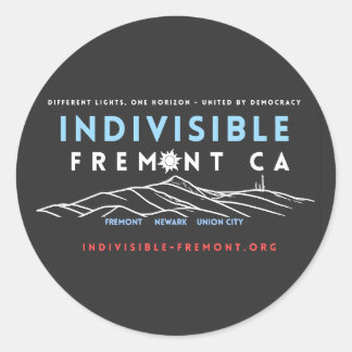 Autocollant Fremont indivisible (foncé)