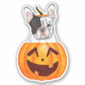 Autocollant Frenchie Halloween (Devant)