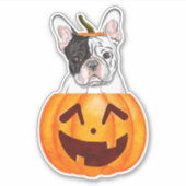 Autocollant Frenchie Halloween (Devant)