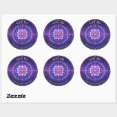 Autocollant Fréquence Solfeggio 639 Hz (Feuille)