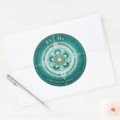 Autocollant Fréquence Solfeggio 852 Hz (Enveloppe)