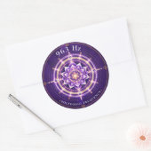 Autocollant Fréquence Solfeggio 963 Hz (Enveloppe)