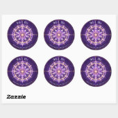 Autocollant Fréquence Solfeggio 963 Hz (Feuille)