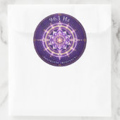 Autocollant Fréquence Solfeggio 963 Hz (Sac)