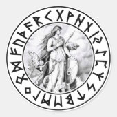 autocollant Freya Rune Shield (Devant)