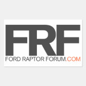 Autocollant FRF Clean (Devant)