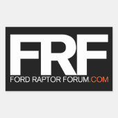 Autocollant FRF Clean (Devant)