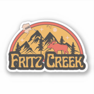 Autocollant Fritz Creek, Alaska